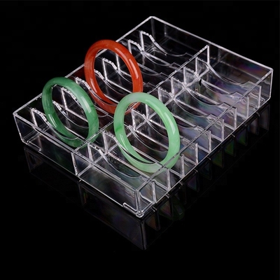 Countertop PMMA Acryl Acryl de Halsbandtribune van het Armbandrek voor Super Wandelgalerij