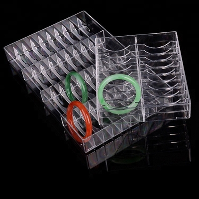 Countertop PMMA Acryl Acryl de Halsbandtribune van het Armbandrek voor Super Wandelgalerij