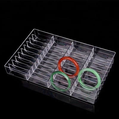 Countertop PMMA Acryl Acryl de Halsbandtribune van het Armbandrek voor Super Wandelgalerij