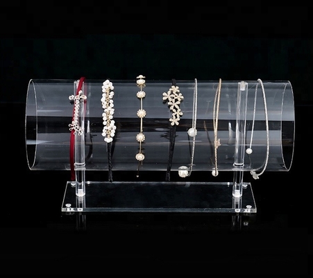 De duidelijke Acryl van de de Armbandvertoning van de Juwelenvertoning Acryl de Tribuneoem Dienst