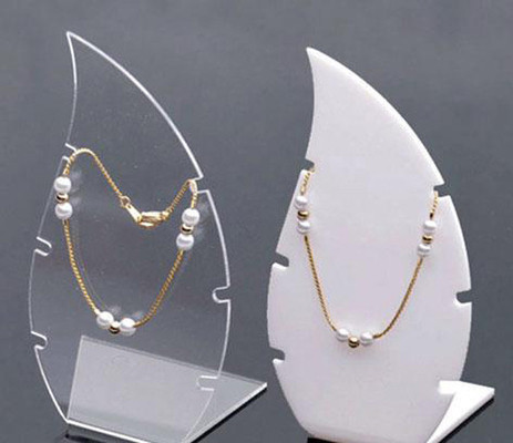 De nieuwe van de ontwerp afneembare duidelijke acryloorring en halsband reeks van de juwelenvertoning