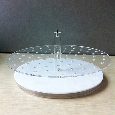 Eco - Vriendschappelijke Countertop Acryljuwelenhouder 3mm Kristal het Oppoetsen