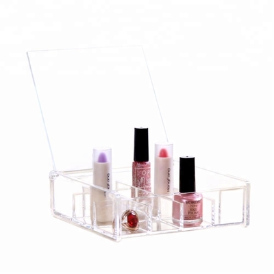 Acryl van de het Hulpmiddelhouder van de Desktopmake-up de Organisator Acryl Kosmetische Opslag