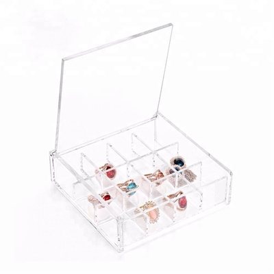 Acryl van de het Hulpmiddelhouder van de Desktopmake-up de Organisator Acryl Kosmetische Opslag