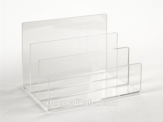 De hoge Transparante houder van de het Dossierorganisator van het Premieoffice home Duidelijke Acryl