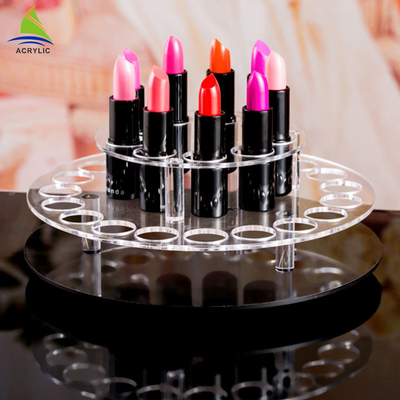 360 graad die de acrylorganisator van de plexiglas kosmetische make-up roteren
