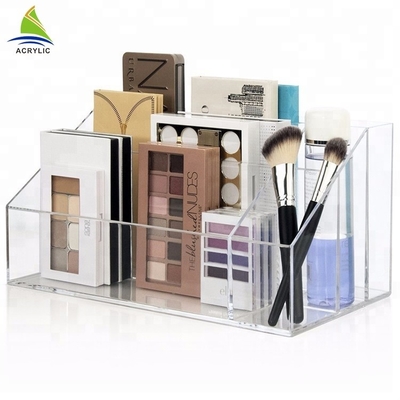 Het transparante Kristal Acryl maakt omhoog tot Organisator Moderne Acryl Kosmetische Organisator