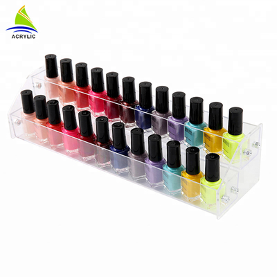 Tiered Acryl Kosmetische van de de Flessentribune van het Vertonings Acryl Materiële Nagellak de Houders Kosmetische Organisator