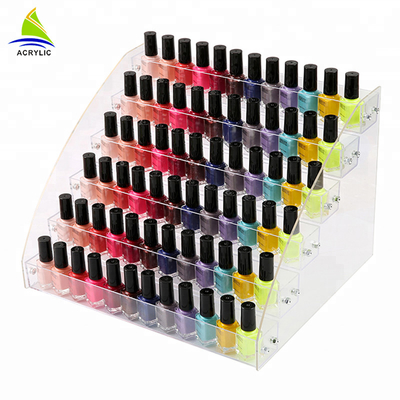 Tiered Acryl Kosmetische van de de Flessentribune van het Vertonings Acryl Materiële Nagellak de Houders Kosmetische Organisator