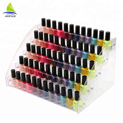 Tiered Acryl Kosmetische van de de Flessentribune van het Vertonings Acryl Materiële Nagellak de Houders Kosmetische Organisator