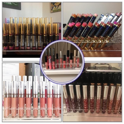 Het duidelijke Transparante Kosmetische Tegen Acrylkader van de Lipglossvertoning