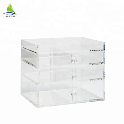 Hoogste Kwaliteit 3 Lade Kosmetische Organisator Acryl