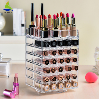 Roterende Acryl Spinnende de Lippenstifttoren 3mm van de Lippenstifthouder Dikte