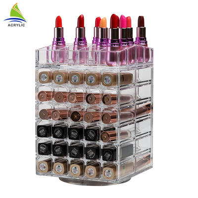 Roterende Acryl Spinnende de Lippenstifttoren 3mm van de Lippenstifthouder Dikte