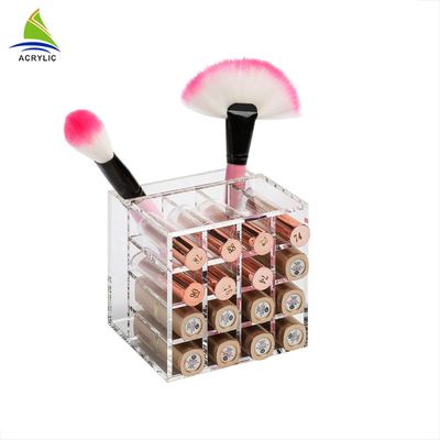 De tegen Hoogste Acryl Kosmetische Organisator van de Vertonings Acryl Kosmetische Lippenstift