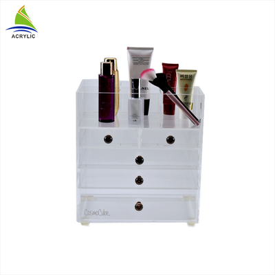 5 van de de Opslagdoos van de lade Multifunctionele Acrylmake-up Acryl de Make-uporganisator