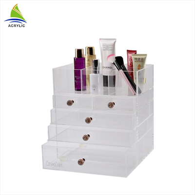 5 van de de Opslagdoos van de lade Multifunctionele Acrylmake-up Acryl de Make-uporganisator