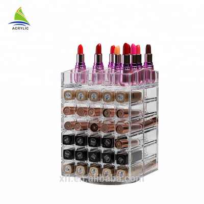 De aangepaste Acryl Kosmetische van de de Houders Acrylmake-up van de Vertonings Duidelijke Lippenstift Doos van de de Opslaghouder