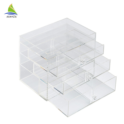 In het groot 3 Lade Acryl Kosmetische Organisator