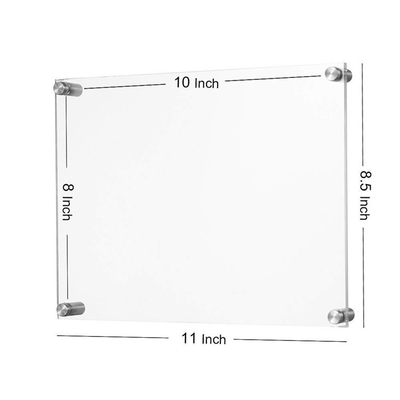 De bulk Moderne Hoge Hardheid van Decoratie Acrylmuur Opgezette Omlijstingen