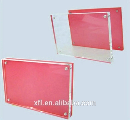 De duidelijke Transparante Duidelijke Acryl Gesneden Matrijs van de het Bloklaser van de Kaders Acrylfoto -