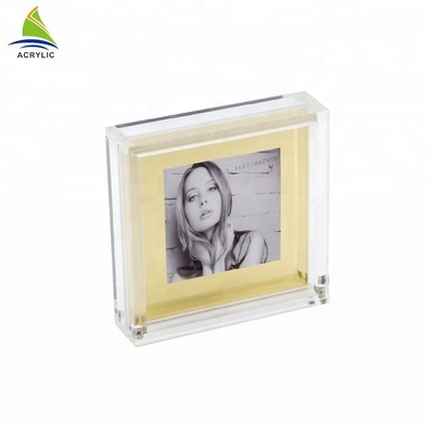 Muur van de douane zette de Acryl Magnetische Omlijsting Acrylfotokader op