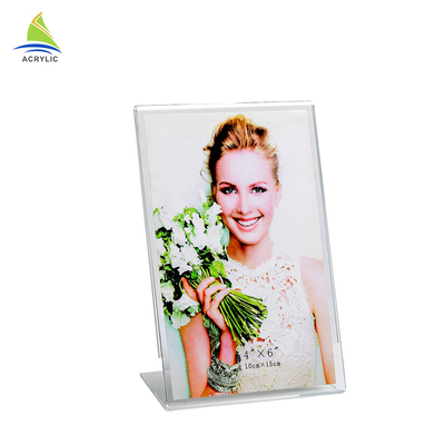 Promotiegift Gehelde de Vertoningshouder van het Type Hoge Transparante Acrylteken