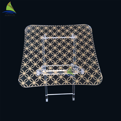 Koffietafel van FurnitureClear van de bureaudouane de Acryl Acryl Weerspiegelde Exotische