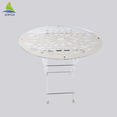 De moderne Transperant-Nieuwe Model Eigentijdse Koffietafel van het Douane Acrylmeubilair