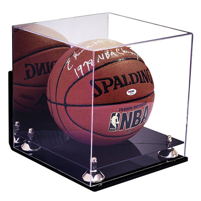 Luxe Acryl van de het Basketbalvertoning van de Vertoningsdoos de Doostribune Aangepaste Vorm