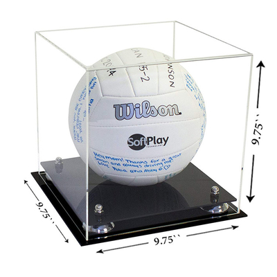 Containers van de de Doos Acrylvertoning van de winkel de Acrylvertoning voor Volleyballoem de Dienst
