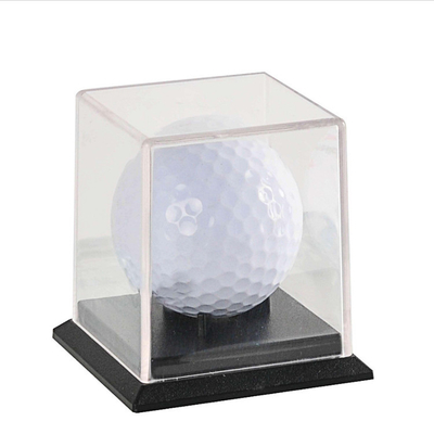 Aangepaste Acryl Elegante Kleine Acryl de GolfbalVitrine van de Vertoningsdoos