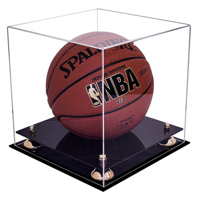Van de de KubusVitrine van PMMA de Acryl van de het BasketbalVitrine Acryl Lange Levensduur