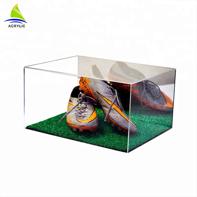 Het transparante Acrylpresentatievakje Duidelijke Vakje van de Plexiglas Acrylschoen met Deksel