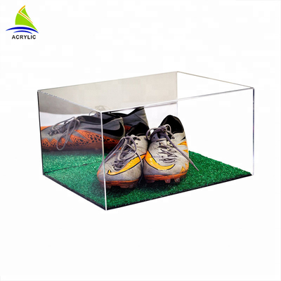 Het transparante Acrylpresentatievakje Duidelijke Vakje van de Plexiglas Acrylschoen met Deksel