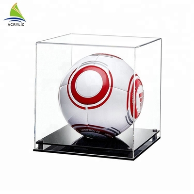 Grote Acryl van het het Plexiglas Acrylvoetbal van de Vertoningsdoos het BalspelVitrine