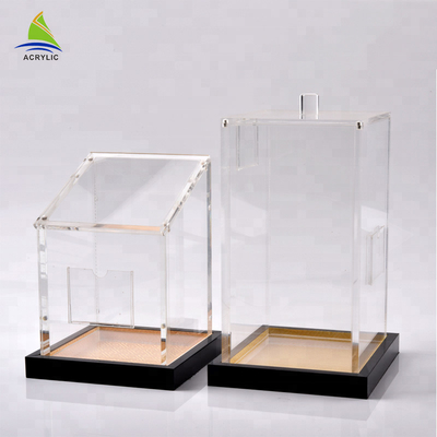 Knappe Acryl Duidelijke de Tentoonstellings Magnetische AcrylVitrine van de Vertoningsdoos