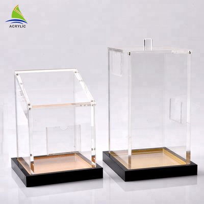 Knappe Acryl Duidelijke de Tentoonstellings Magnetische AcrylVitrine van de Vertoningsdoos