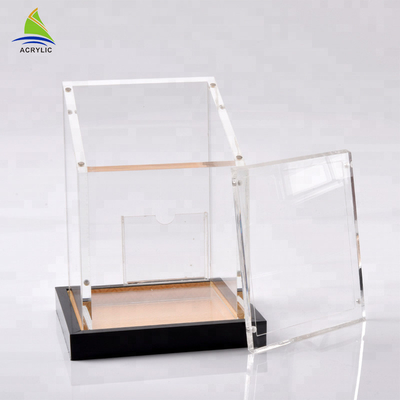 Knappe Acryl Duidelijke de Tentoonstellings Magnetische AcrylVitrine van de Vertoningsdoos