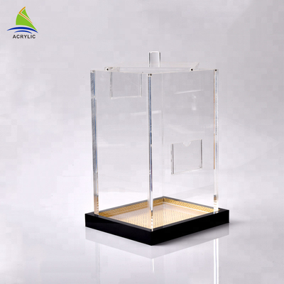 Knappe Acryl Duidelijke de Tentoonstellings Magnetische AcrylVitrine van de Vertoningsdoos