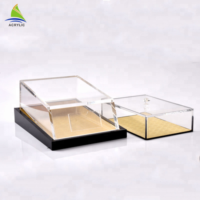 Eco - Vriendschappelijke van de de Vertoningsuitbreiding van het Perspex Glijdende Deksel Duidelijke Acryl de Kubusdozen