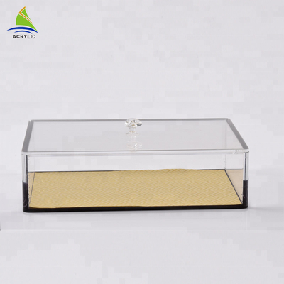 Het in reliëf maken Countertop de Acryl van de de Giftginseng van de Opslagdoos Druk van de de Doosserigrafie