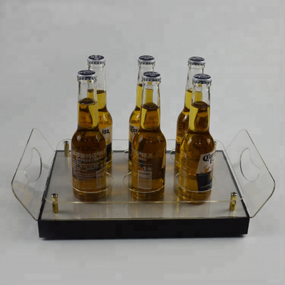 Acryl Geleid van de de Plankenvertoning van de Barplanken Geleid Alcoholische drank de Tribunedienblad voor Opslag