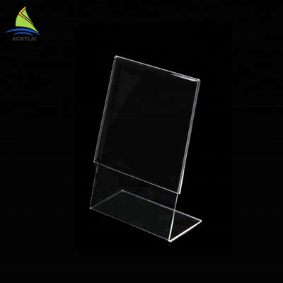 De minimalistische Acryl van de de Houdersaangepaste tabel van de Tekenvertoning van het de Tentmenu Raad van het de Houders Acrylteken