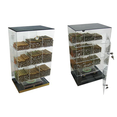 6mm het Acrylcountertop Kabinet van de de Sigarenvertoning van Vitrinehumidor Acryl