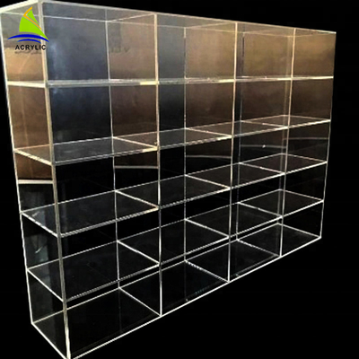 De commerciële Acryl het Stuk speelgoed van de MuurVitrine Muur van de het Speelgoedshowcase van de Auto Acrylvertoning zet op
