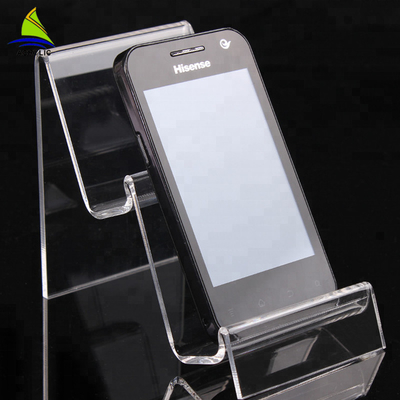 Hoogwaardige acryl desktop mobiele telefoon display standaard voor winkel