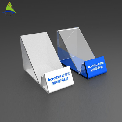 Commerciële Acryl Acryl Mobiele de Telefoonhouder van de Winkelvertoning voor Kleinhandelsvertoning