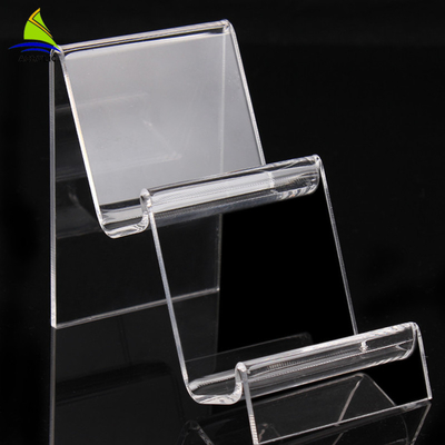 Transparante Acryl van de de Telefoonvertoning van de Winkelvertoning Acryl Mobiele de Houderstribune