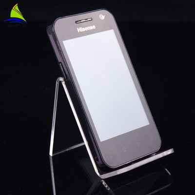 Transparante Acryl van de de Telefoonvertoning van de Winkelvertoning Acryl Mobiele de Houderstribune